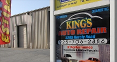 King's Auto Repair sign