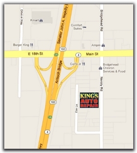 Map of King's Auto